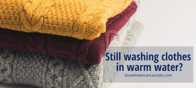 Still Washing Clothes In Warm Water